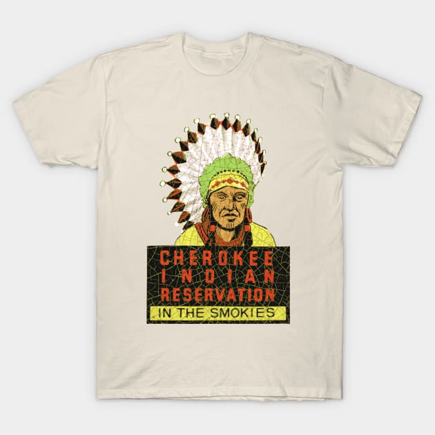 Cherokee Indian Reservation T-Shirt by Midcenturydave